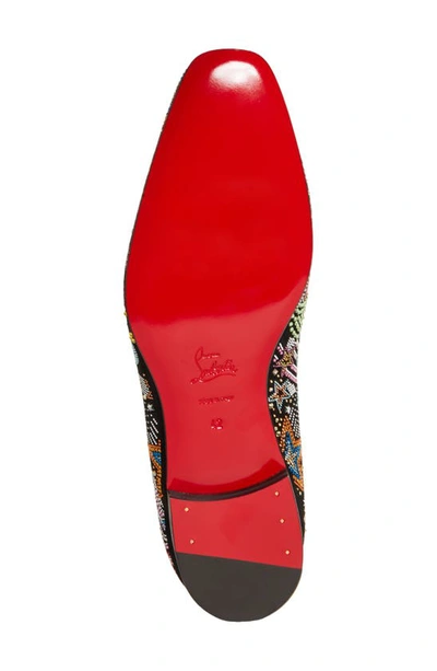 Shop Christian Louboutin Dandy Chick Starlight Embellished Loafer In Multi