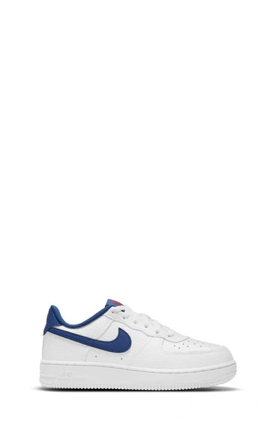 Shop Nike Kids' Air Force 1 Sneaker In White/ Red/ Royal Blue