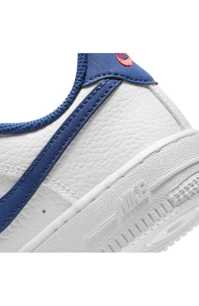 Shop Nike Kids' Air Force 1 Sneaker In White/ Red/ Royal Blue