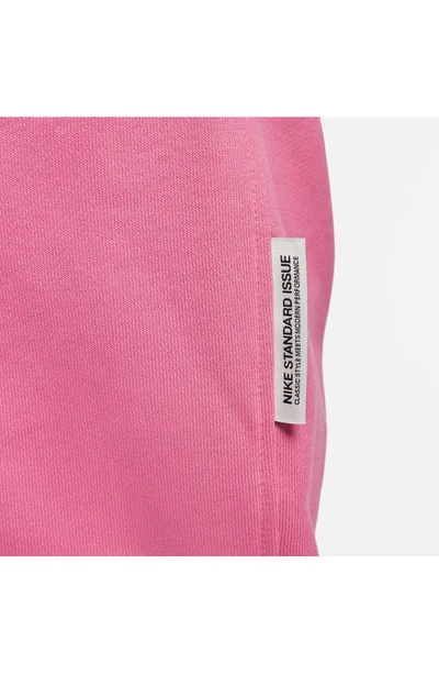 Shop Nike Dri-fit Standard Issue Joggers In Pinksicle/ Pale Ivory