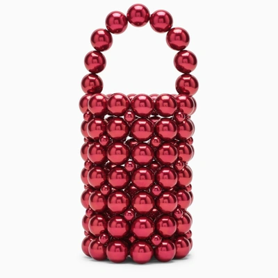 Shop Vanina Mini Comino Ruby Bucket In Red