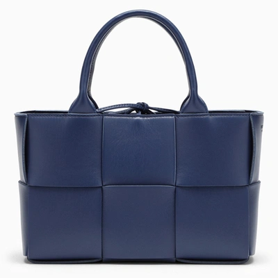 Shop Bottega Veneta | Blue Leather Arco Tote Mini Bag