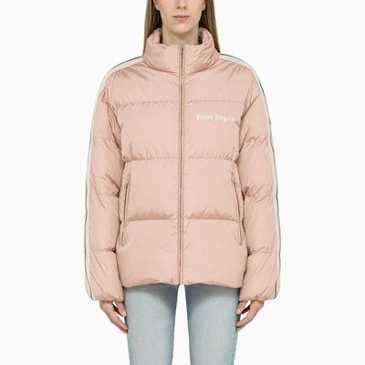 Shop Moncler Genius Light Pink Rodman Nylon Down Jacket