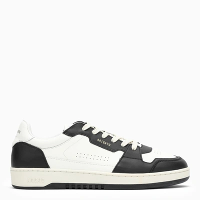 Shop Axel Arigato White And Black Dice Lo Sneakers