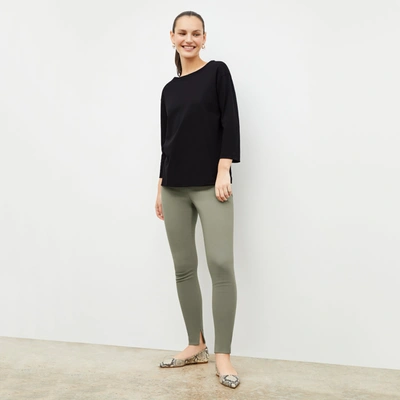 Shop M.m.lafleur The Skinny Foster Pant - Powerstretch In Thyme