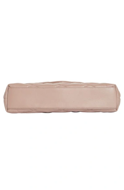 Saint Laurent Sade Puffy Leather Envelope Clutch Bag In Rosy Sand