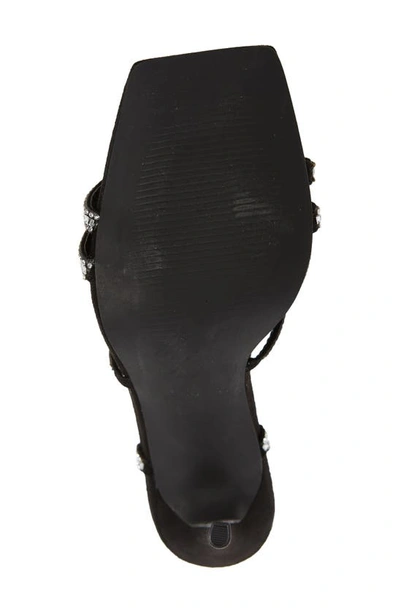 Shop Azalea Wang Lunarlight Ankle Wrap Sandal In Black
