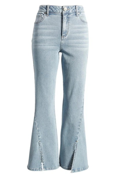 Shop 1822 Denim High Waist Forward Seam Flare Jeans In Ivana