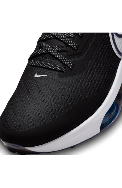 Shop Nike Air Zoom Infinity Tour Next% Golf Shoe In Black/ White/ Photo Blue
