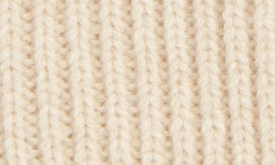 Shop Acne Studios Pana Face Wool Beanie In Oatmeal Melange