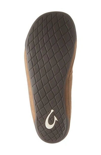 Shop Olukai Nohea Nubuck Slipper In Ray/ Ray Leather