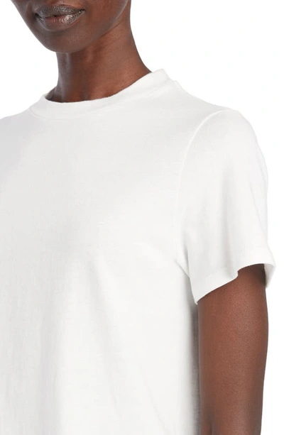 Shop The Row Wexler Short Sleeve Cotton T-shirt In Optic White