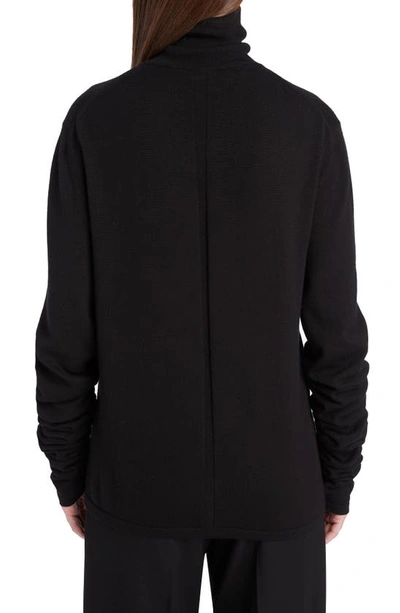 Shop The Row Carlus Virgin Wool Turtleneck Sweater In Black