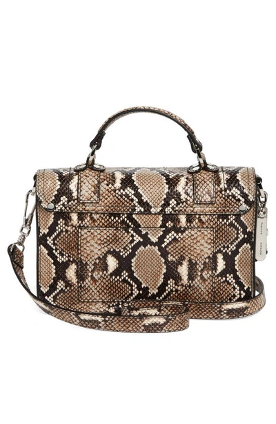 Shop Proenza Schouler Tiny Ps1 Lambskin Leather Satchel In 241 Natural Multi