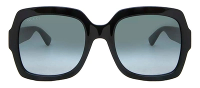 Shop Gucci Gg0036sn 001 Square Sunglasses In Grey