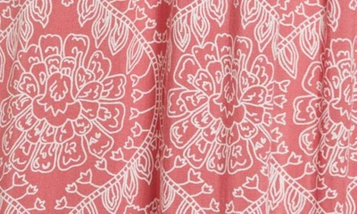 Shop Elan Cover-up Maxi Dress In Rose/ Natural