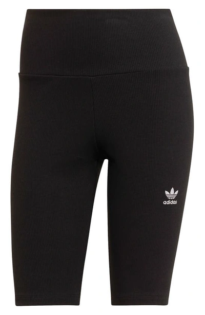 Shop Adidas Originals Adicolor Essentials Tight Shorts In Black