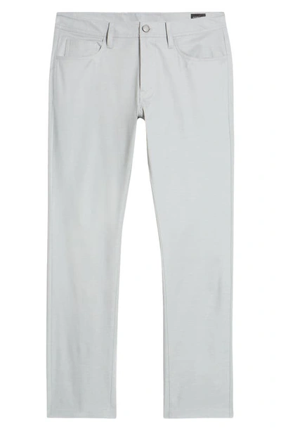 Shop Alton Lane Biella Straight Leg Pants In Light Grey Texture
