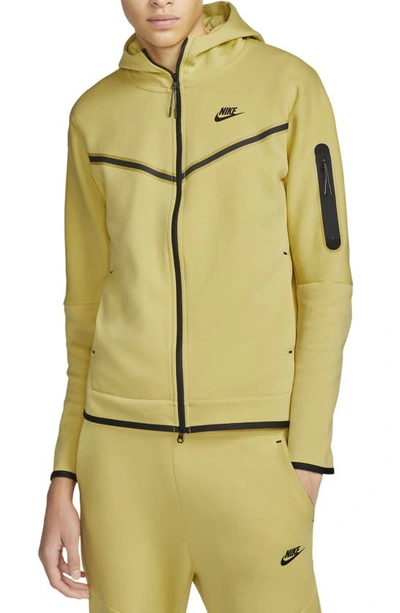 Nike Men's Sportswear Tech Fleece Full-zip Hoodie In Saturn Gold/black |  ModeSens