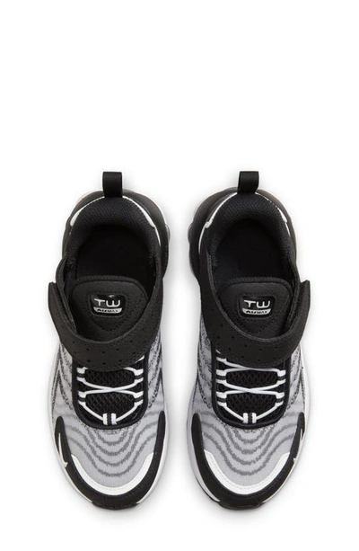 Shop Nike Kids' Air Max Tw Sneaker In Black/ White/ Black