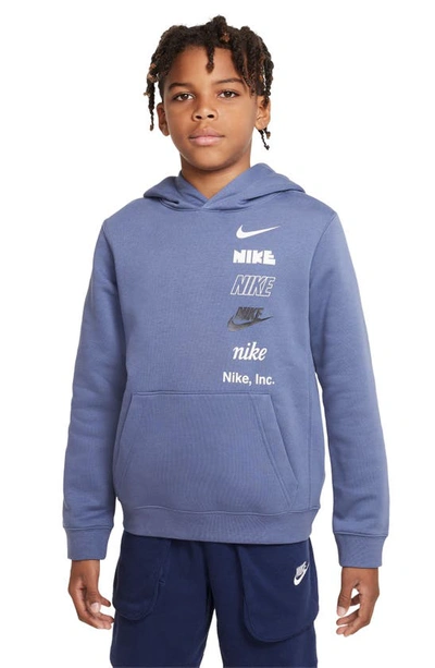 Nike Sportswear Big Kids' (boys') Hoodie In Blue | ModeSens
