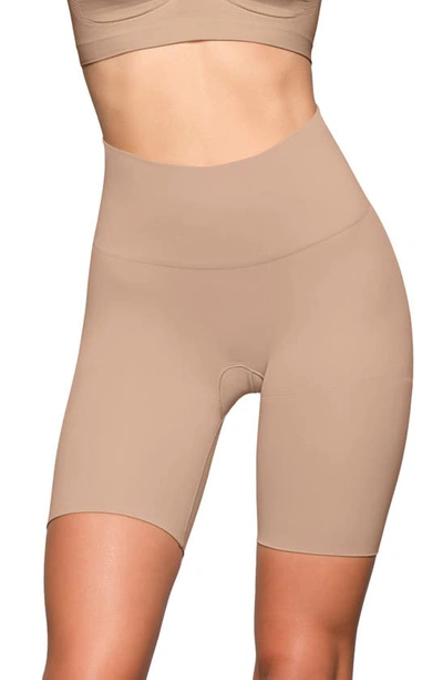 Shop Skims Butt Enhancing Lifting Shorts In Clay