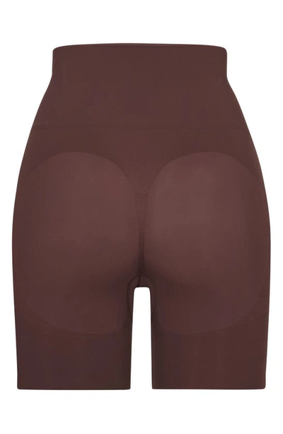 Skims Butt Enhancing Shaper Shorts In Cocoa