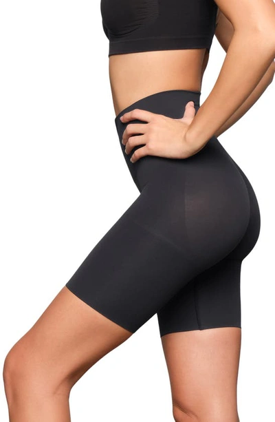 Shop Skims Butt Enhancing Lifting Shorts In Onyx