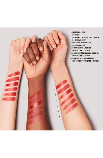 Shop Mac Cosmetics Lustreglass Sheer-shine Lipstick In Chili Popper