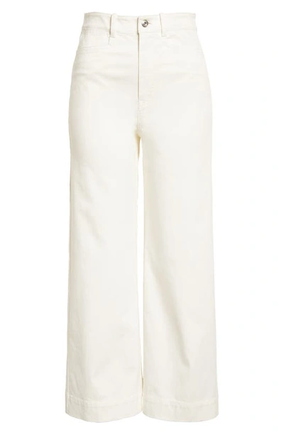 Shop Proenza Schouler White Label Cotton Stretch Twill Culottes In Off White