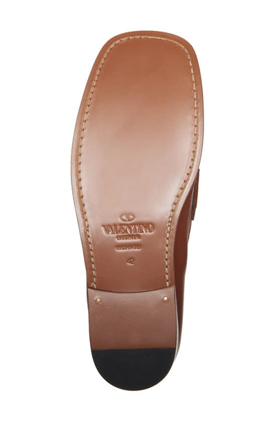 Shop Valentino Vlogo Signature Loafer In 57c-bright Cognac