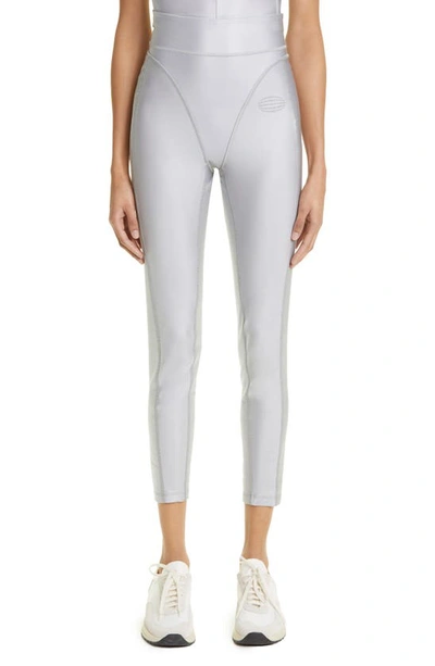 Panty Line Legging In Active Tailoring In Silver Fox