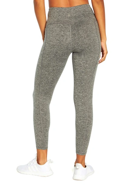 Shop Balance Collection Serene Pocket Leggings In Heather Grey