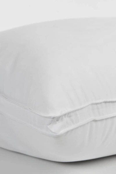 Ella Jayne Home Overstuffed Luxury Plush Med/firm Gel Filled Side/back Sleeper Pillow In White