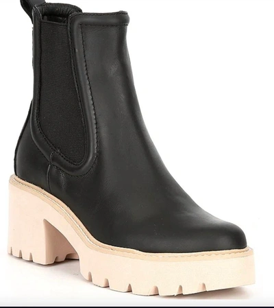 Shop Dolce Vita Hawk H20 Booties In Black Leather