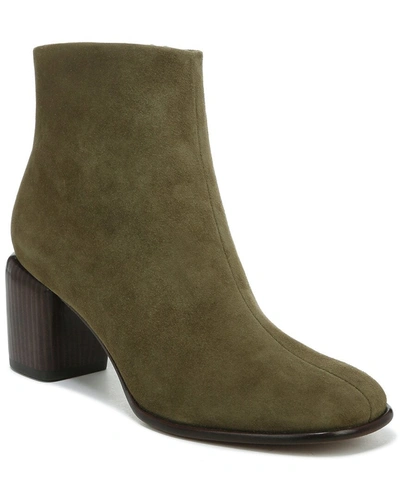 Shop Vince Maggie Leather Bootie In Green