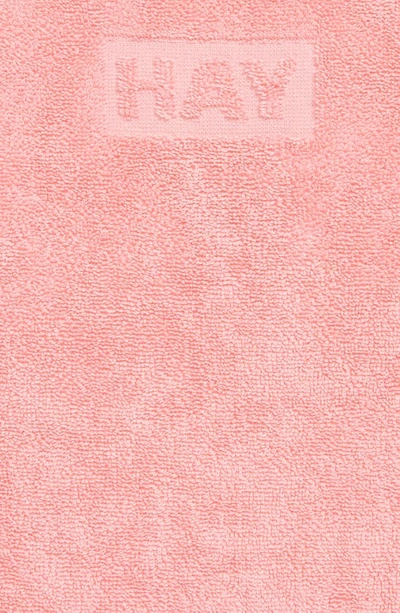 HAY Mono bath towel, pink