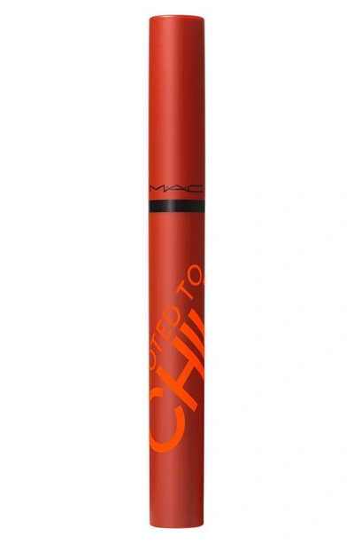 Mac Cosmetics Chili's Crew Powder Kiss Velvet Blur Slim Lipstick In Devoted To Chili