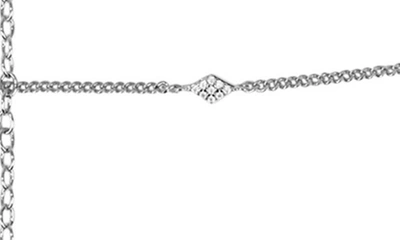 Shop Lili Claspe Dinah Belly Chain In Rhodium
