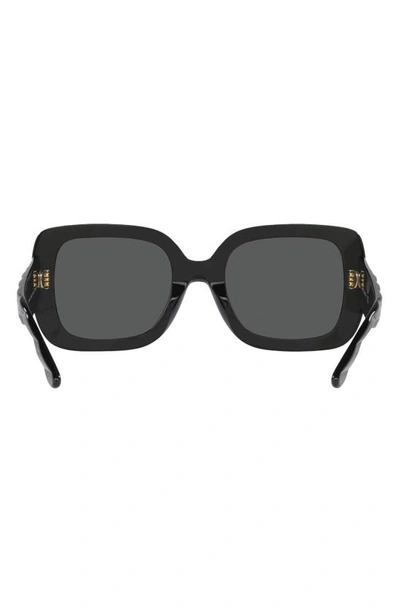 Shop Tory Burch 54mm Butterfly Sunglasses In Black