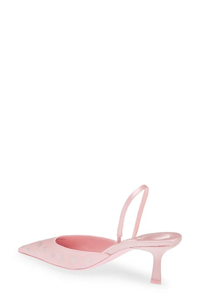 Shop Alexander Wang Delphine Logo Slingback Pump In Prism Pink