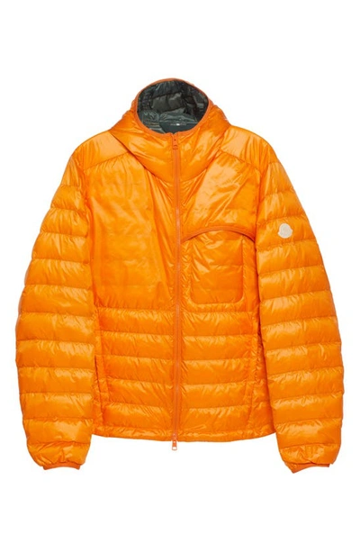 Moncler Divedro Quilted Down Jacket In Orange ModeSens