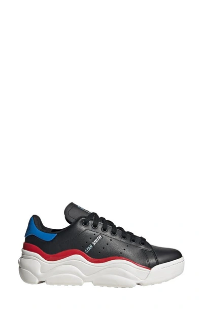 Shop Adidas Originals Adidas Stan Smith Millencon Sneaker In Black/ Royal/ Scarlet