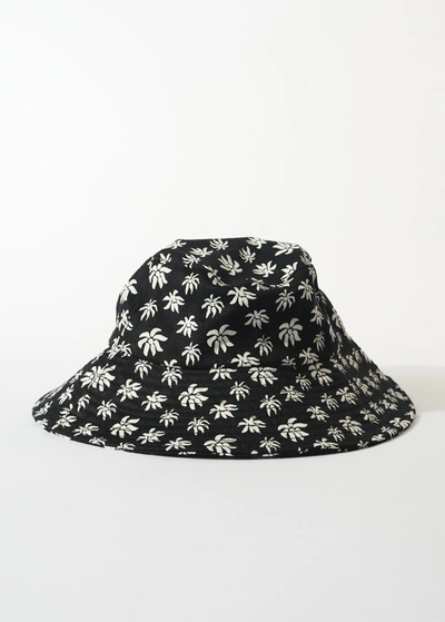 Shop Afends Hemp Wide Brim Bucket Hat In Black