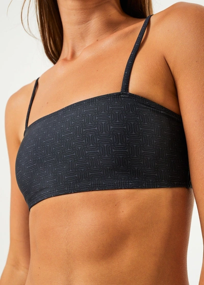 Shop Afends Recycled Bikini Top In Black