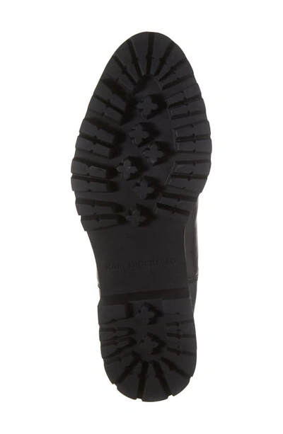 Karl Lagerfeld Porshay Lug Sole Bootie In Black