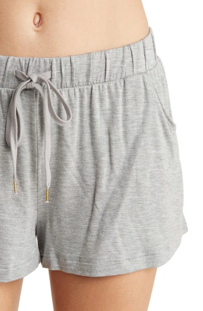 Shop Honeydew Intimates Next Level Tank & Drawstring Shorts Pajamas In Heather Grey