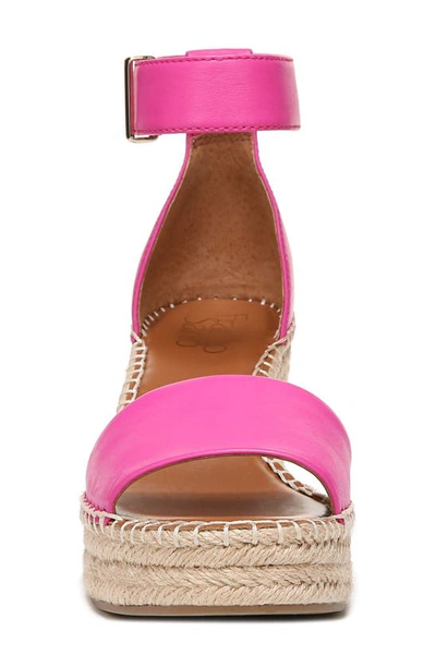 Shop Franco Sarto Clemens Platform Wedge Sandal In Fuxia Pink