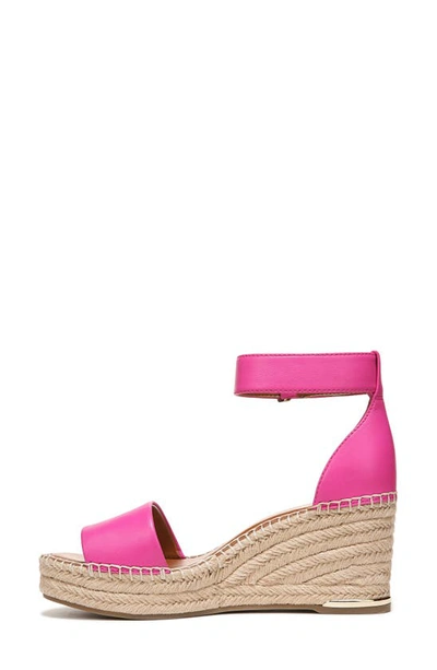 Shop Franco Sarto Clemens Platform Wedge Sandal In Fuxia Pink