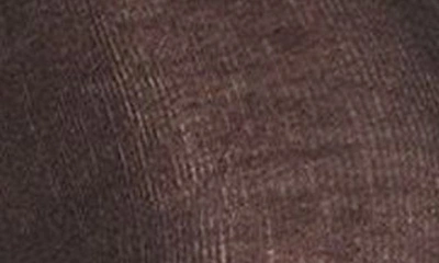 Memoi Flat Knit Sweater Tights In Brown Heather